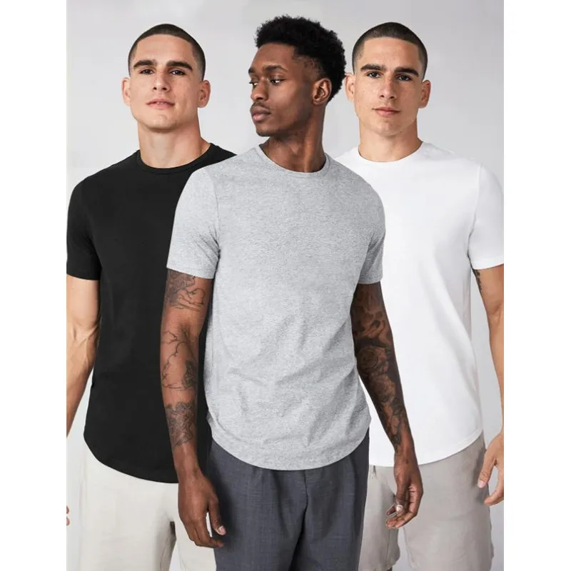 

2021 New Men's Summer 100%Cotton T-Shirt Men Casual Hip Hop Short Sleeve O-Neck T Shirt Comfortable Fashion Skateboard Tops Tees
