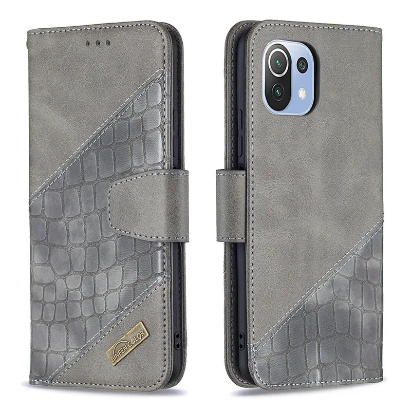 

New Style Luxury Leather Flip Case For Funda Xiaomi Mi 11 Lite 5G Coque Xaomi 11i 11Lite Mi11 Lite Wallet Magnetic Phone Protect