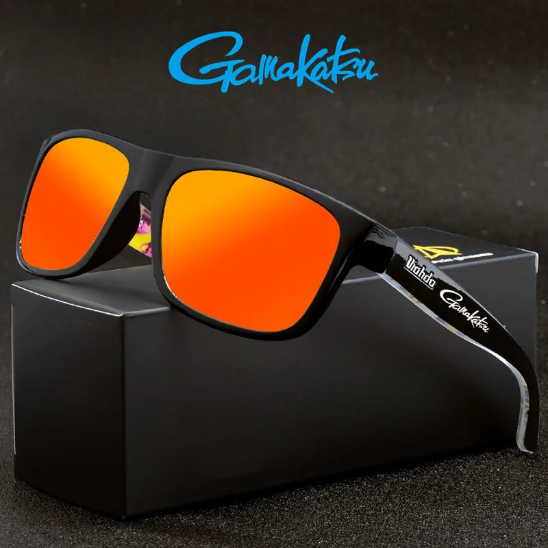 

New Gamakatsu Fishing Glasses Polarized Sunglasses Uv400 Outdoor Riding Sunglasses Retro Uv Protection Men Polarized Sunglasses