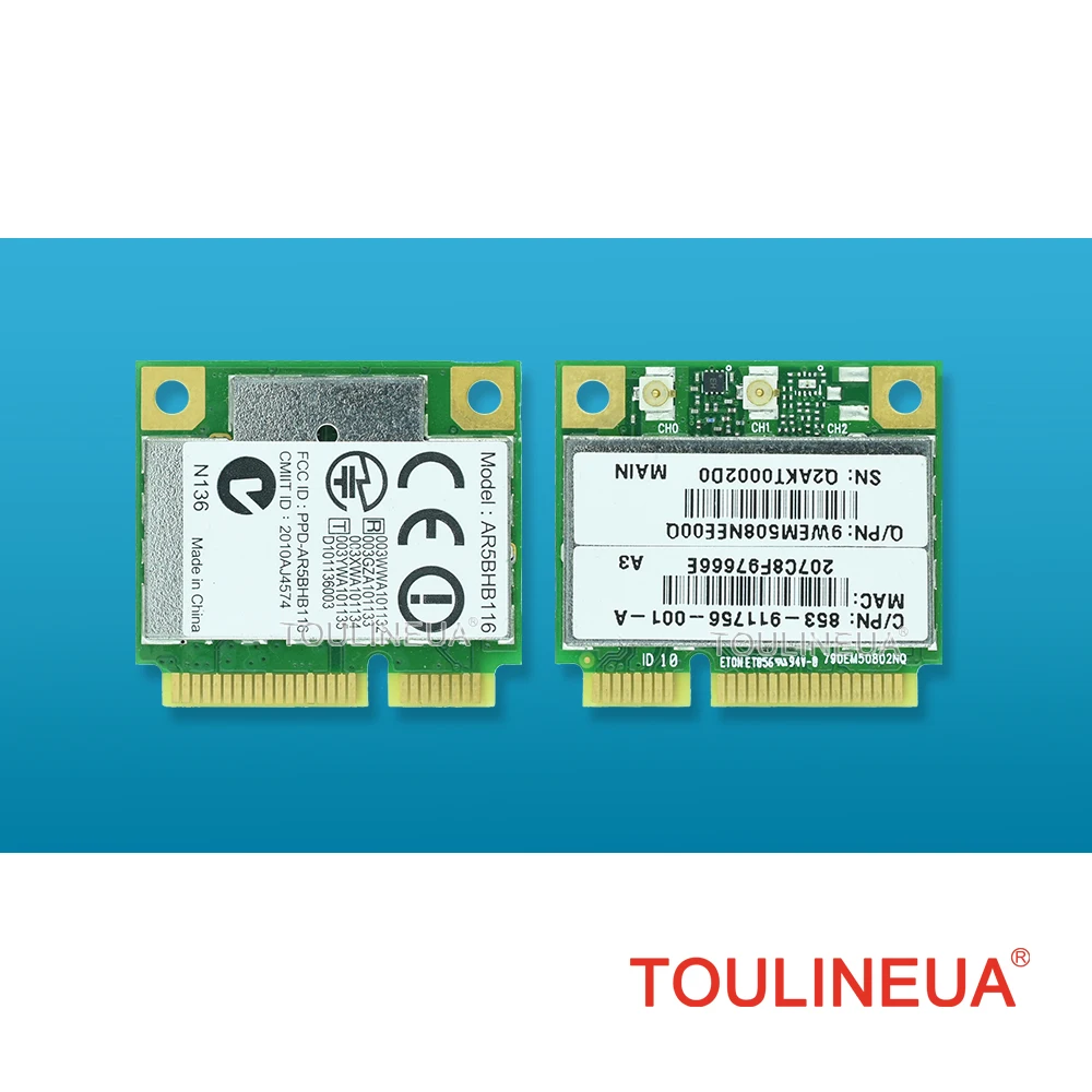 AR5BHB116 AR9382 2,4 и 5G 300 Мбит/с Wi-Fi беспроводная сетевая карта лучше, чем AR5BHB92