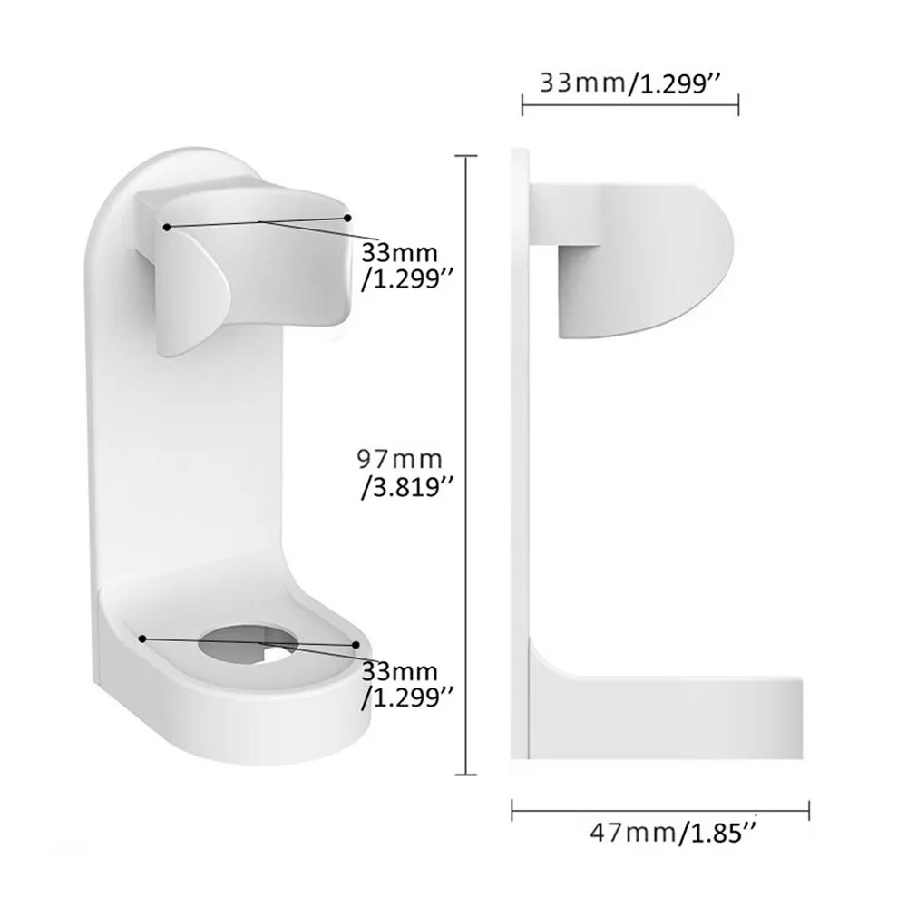 

Electric Toothbrush Holder Traceless Stand Rack Wall-Mounted Bathroom Adapt Electric Toothbrush Holder Bathroom Accessories