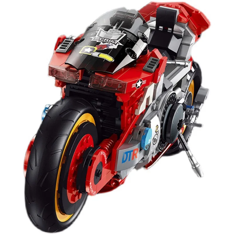 

Moc Bricks Motorcycle NEW Model Building Blocks City Moc Technical Bricks kids Toys For Children Boy