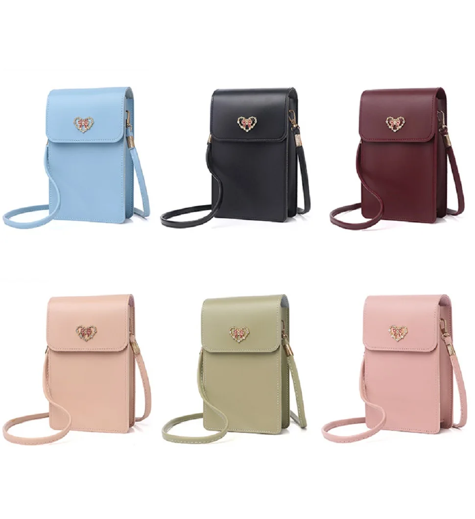 

Fashion Mini Crossbody Shoulder Bags Small PU Leather wallet for Women Cell Phone Pocket Ladies Purse Female Hasp Messenger Bag