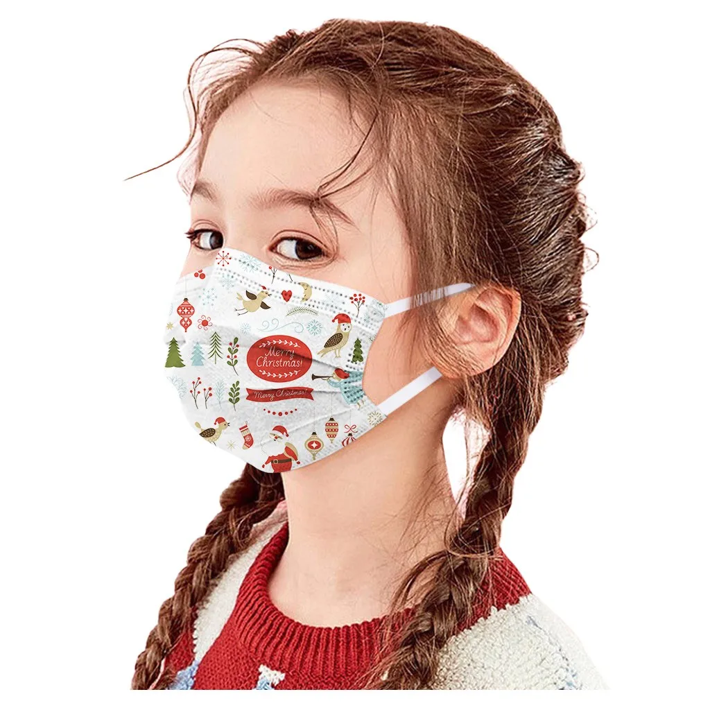 

100PCS mascarillas Cartoon Kids Disposable Mask 3 Layer Filter Dust Children's Protective Face Mask masque Fast Delievry Hot