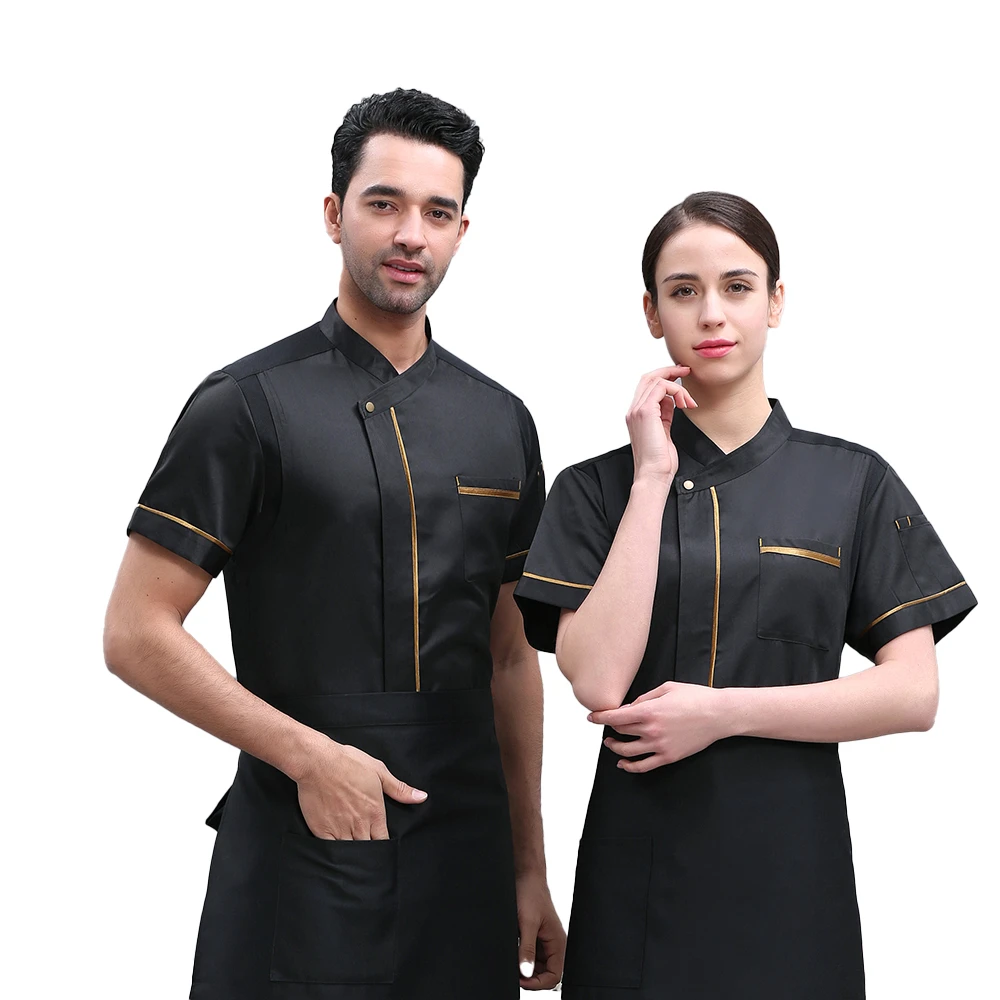 Унисекс Униформа шеф повара для ресторана пекарни кухни готовки одежда с