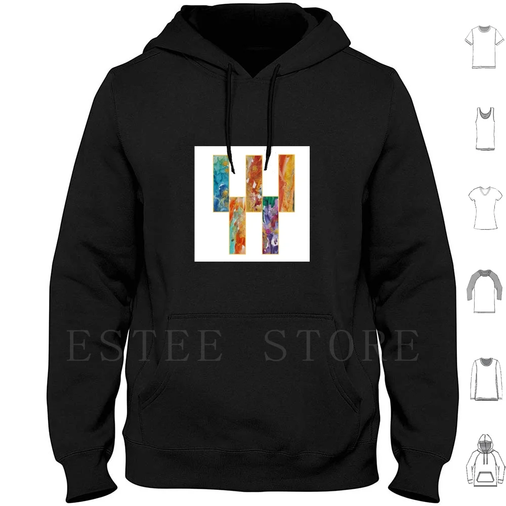 

Mosaic Hoodies Long Sleeve Water Color Spectrum
