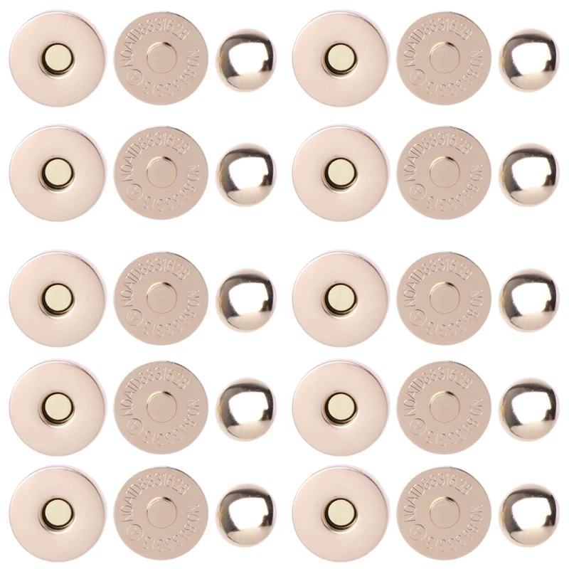 2020 Новый 10 набор магнитных застежек застежки кнопки Сумочка Кошелек ремесло 14/18