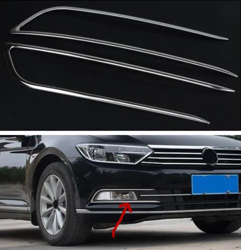 Подходит для 2017 2018 новый passat b8 передние противотуманные фары светильник полоска