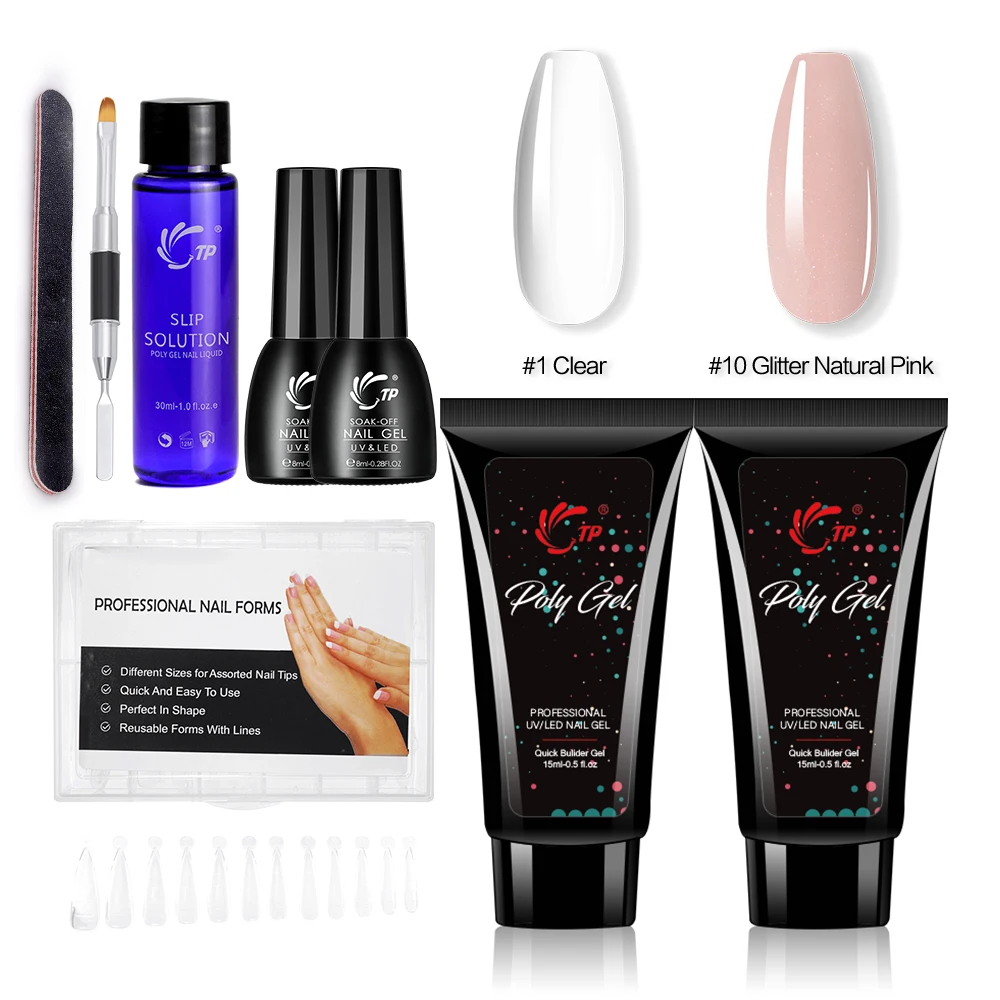 Полигель для наращивания ногтей 8 шт./лот полиуф гель лак 15 мл дизайн все маникюра