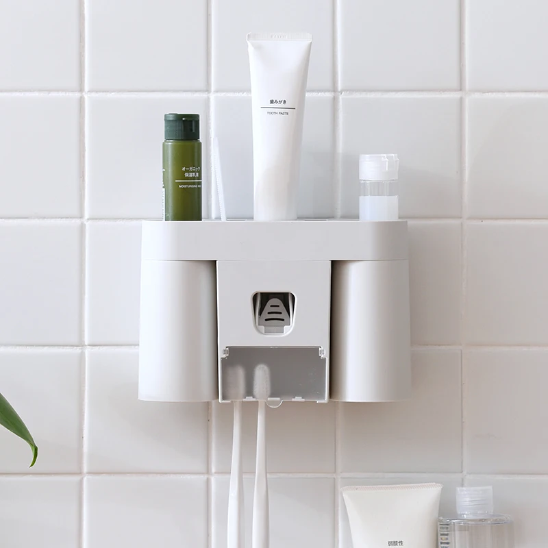 Зубная щётка держатель Автоматический Диспенсер зубной пасты для щетки стеллажи