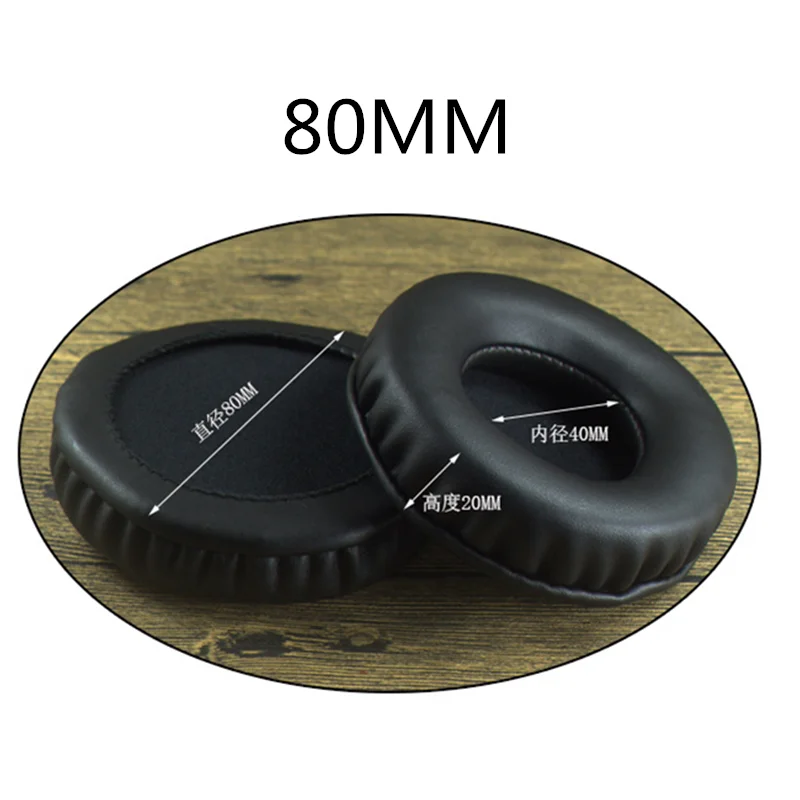 Амбушюры 80 мм для наушников sony MDR V55 V500 7502 Audio Technica ATH WS70 WS77 WS99 замены e95|Аксессуары