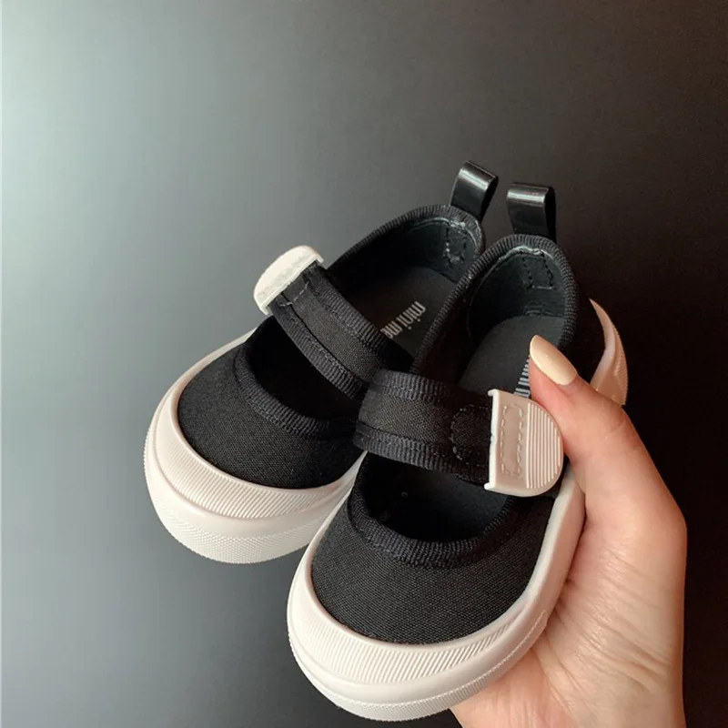 

2021 Spring New Boys and Girls Bowknot Canvas Lightweight Sneakers Sports Shoes