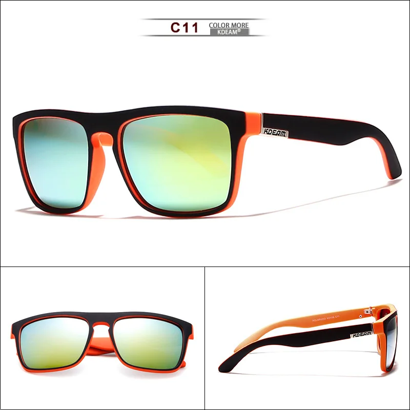Солнцезащитные очки KDEAM поляризационные для мужчин и женщин пляжные дорожные
