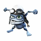 Наклейки для автомобиля, наклейки на мотоцикл, забавные, Crazy Frog, Мультяшные, декоративные аксессуары, для покрытия царапин, водонепроницаемые, 13x12 см