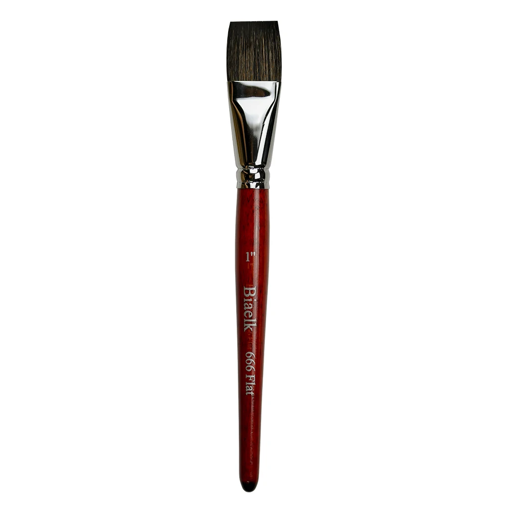 666 на плоской подошве высокое качество белка смесь волос деревянной ручкой