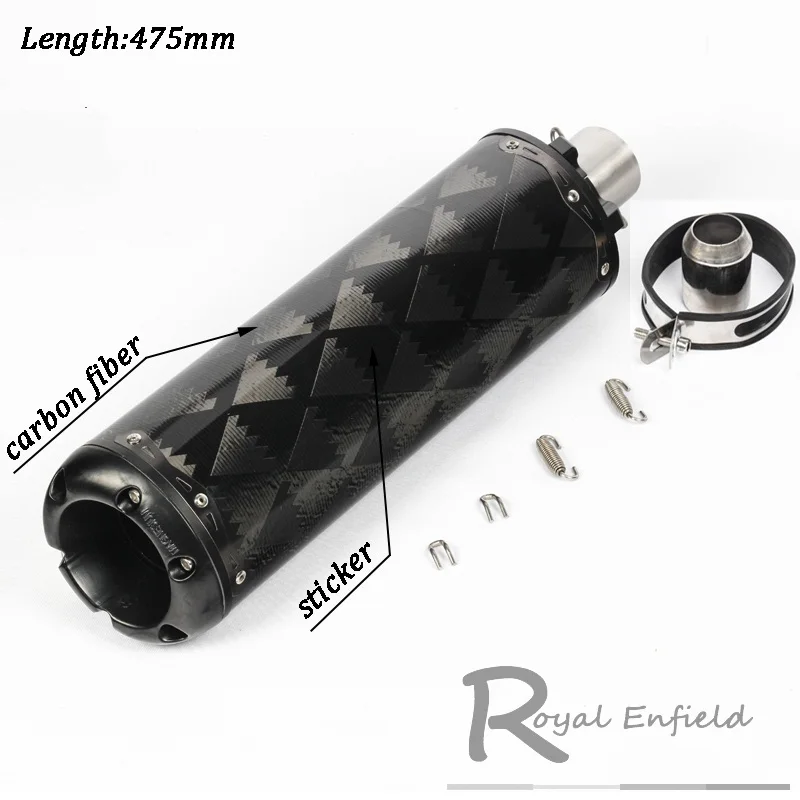 Выхлопная труба для мотоцикла CNC из алюминиевого сплава углеродного волокна CBR R1