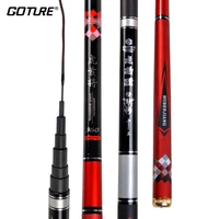 goture 19 power super hard fishing rod 3 6m 6 3m carbon telescopic carp rod stream hand pole fishing accessories