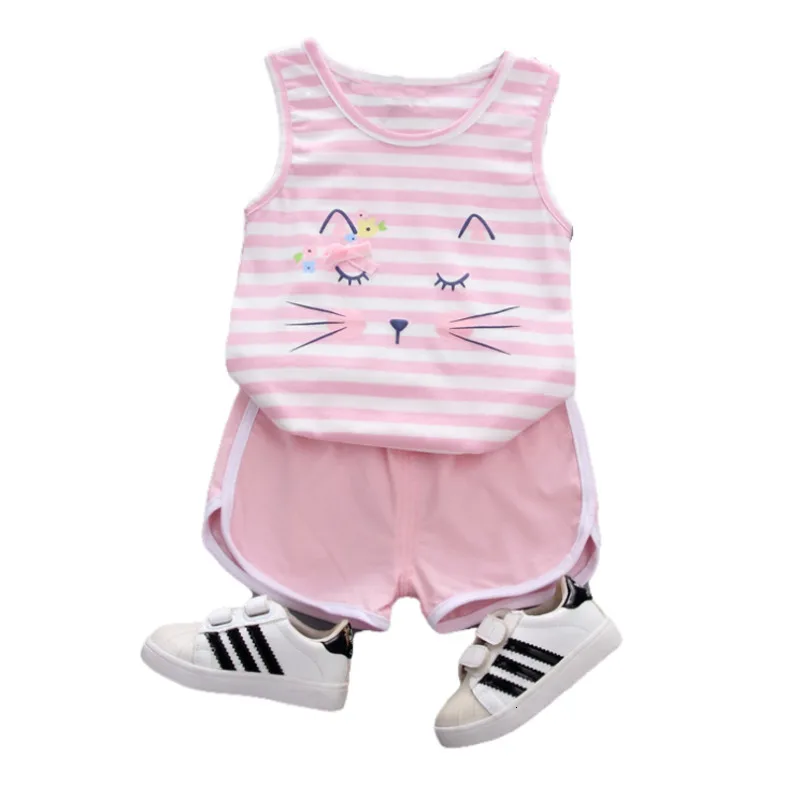 

Комплект одежды для мальчиков и девочек, летний, 2 шт./компл.