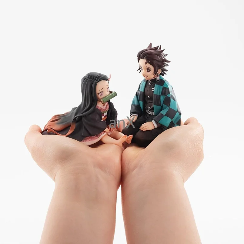 

9cm Q.ver Kimetsu no Yaiba Nezuko Tanjirou Zenitsu PVC Action Figure Hashibira Inosuke Anime Demon Slayer Figurine Toys