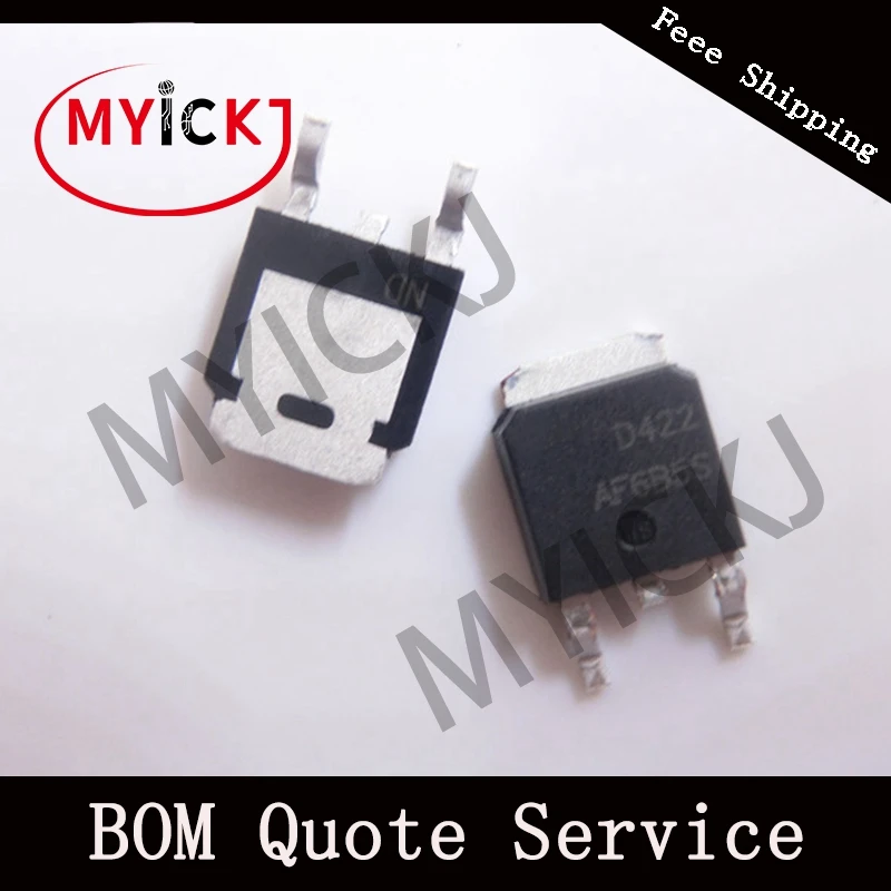 10PCS AOD422 TO-252 N-Channel Enhancement Mode Field Effect Transistor IC CHIP | Лампы и освещение