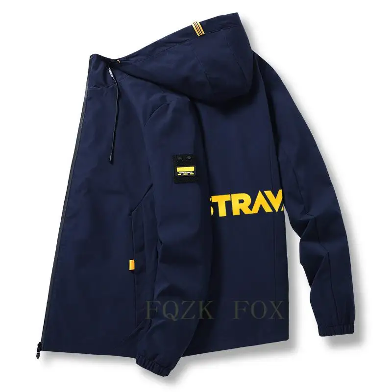 

Men's Windbreaker Strava Cycling Jacket Man Road Cycling Jersey Spring Autumn Mountain Downhill Mtb Bike Jackets Bicycle