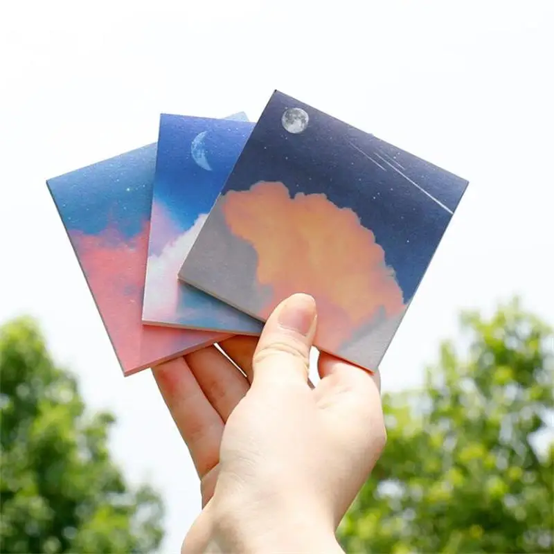 

90Page Creative Memo Pads Message Sticky Notes Portable Handbook Office Notebook Student Daily Time Management Tag Clocking Plan