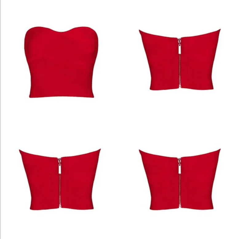 Женский топ без бретелек 6 цветов | Женская одежда