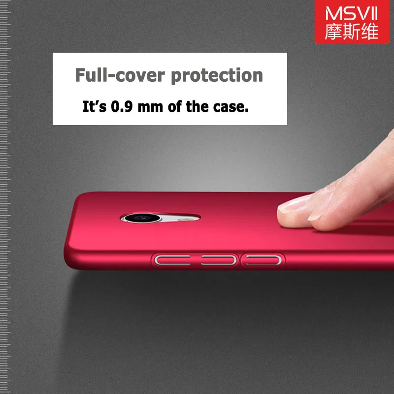 Для Meizu M3s Mini Case Msvii Ультратонкий чехол из матового силикона Чехлы для M3 Note Обложка