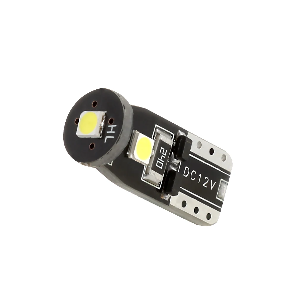 1 шт. супер яркий Canbus Светильник лампы T10 3030 3 SMD W5W W10W Белый Автомобильный