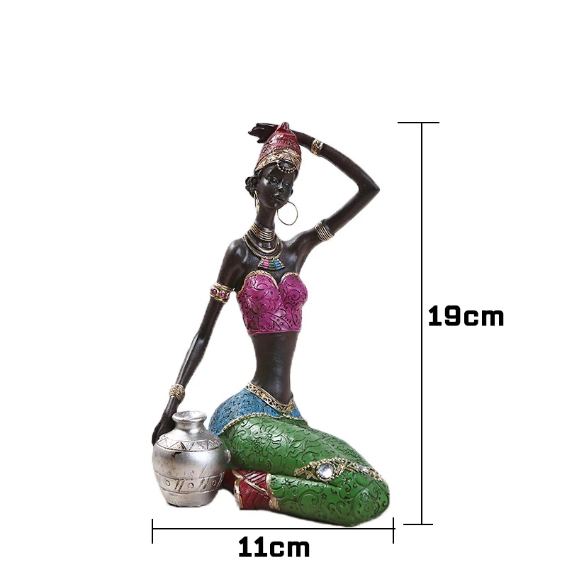 Африканская статуя из смолы народное искусство африканские девушки домашний