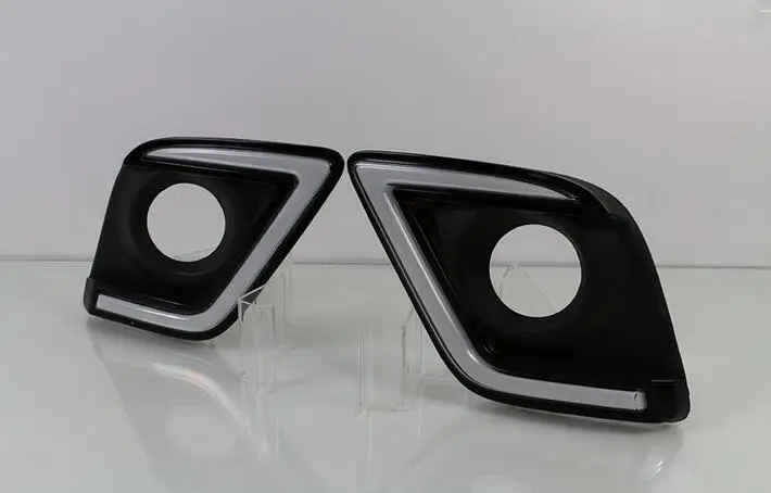 2 шт. Автомобильный светодиодный дневный ходовой светильник DRL для Toyota Hilux Revo Vigo 2015