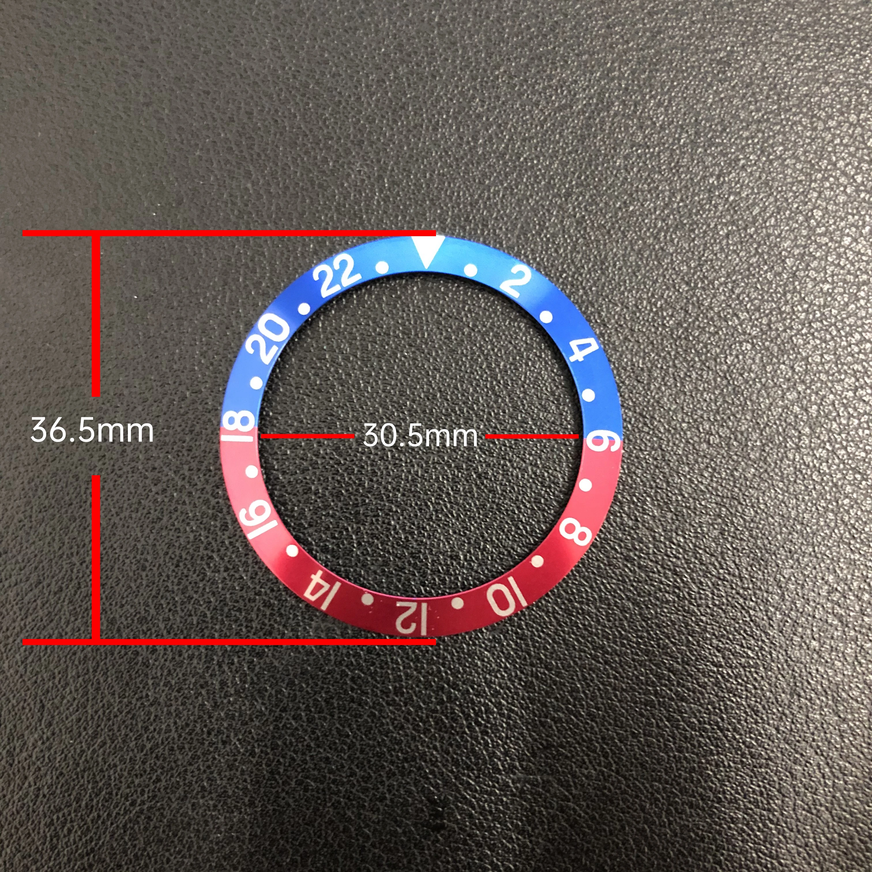 38 мм 36 цвета: черный зеленый синий Алюминий Винтаж рамка вкладыш циферблат для