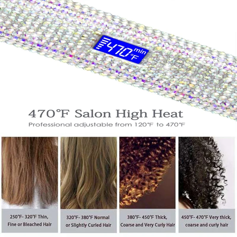 Штепсельная Вилка американского стандарта с украшением в виде кристаллов