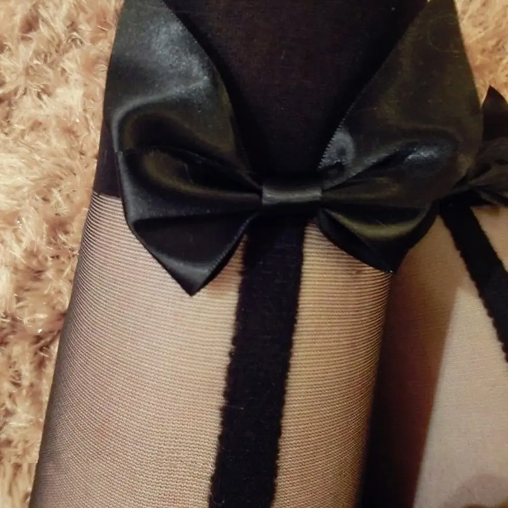 Колготки имитация банта подтяжки до колена тату 2020 Популярные в Японии женские