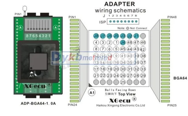 Универсальный программатор DYKB XGecu T56 мощный с поддержкой Nor Flash / NAND EMMC