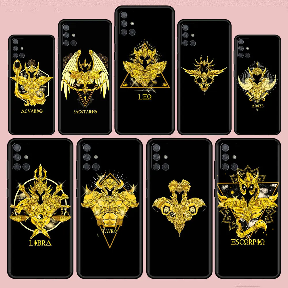 

Anime Saint Seiya Logo Case for Samsung Galaxy A51 A12 A52 A21s A71 A32 A31 A02s A72 A11 A41 A22 A42 A02 A01 Soft Phone Cover