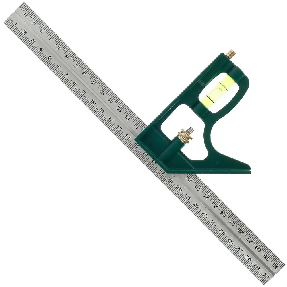 

300mm Adjustable Combination Square Angle Ruler Diy Precise Woodworking Ruler Carpenter Tools Stainless Steel Measuring Tools