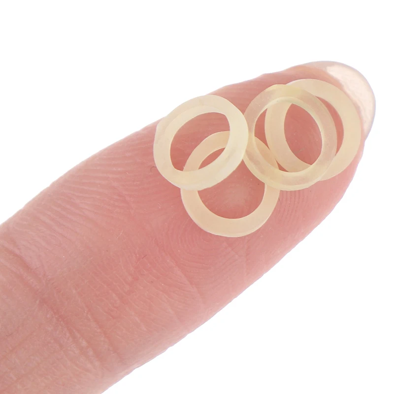 

10Pcs Rubber Bands For Folding Coins Key Tube Bitten Oreo Cookie Magician Prop Tool Toys Magic Tricks
