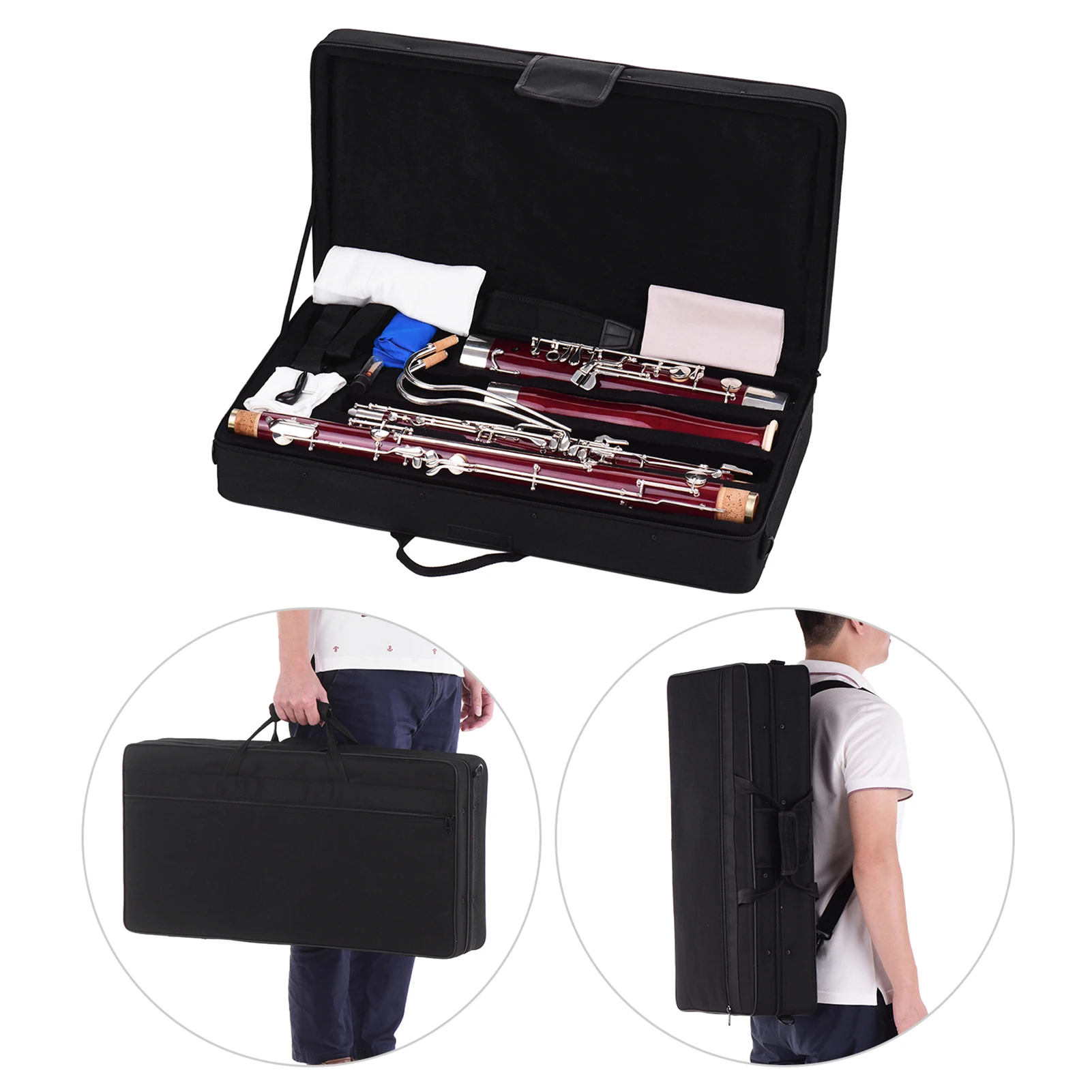 Muslady C Key Bassoon клен дерево тело мельхиор ключи с серебристым напылением инструмент