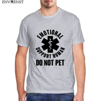 mens t shirt funny emotional support human do no pet mens tee short sleeve unisex high quality cotton novelty short sleeve tee