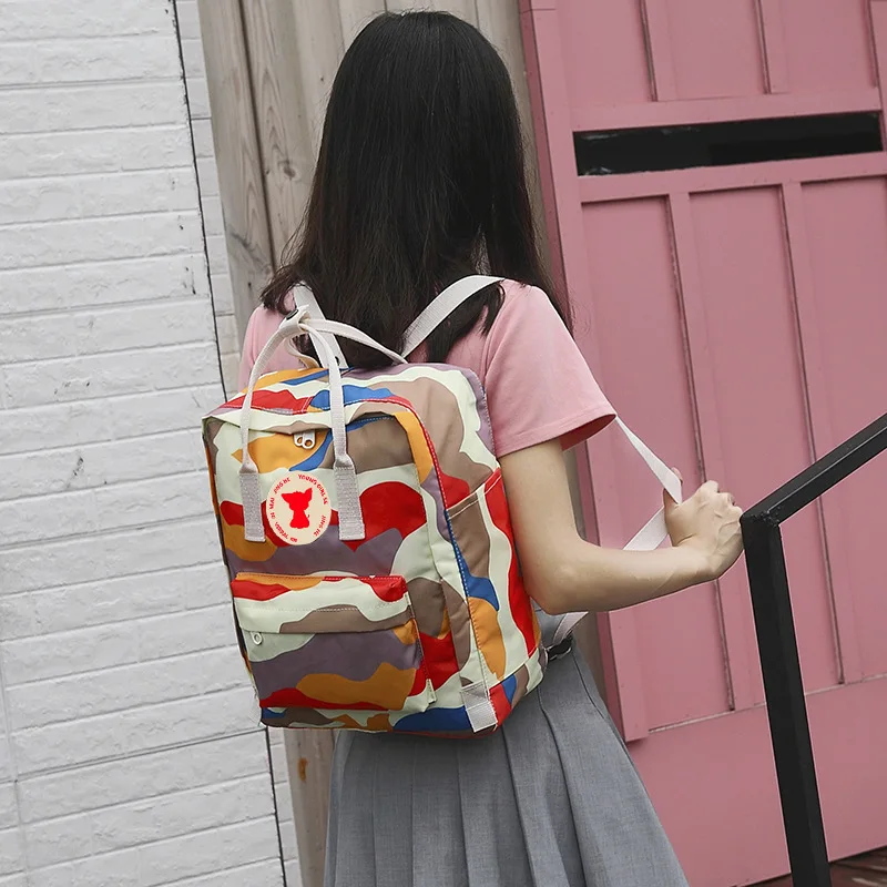 

New Lightweight Women Backpack Fashion Colorful Rucksack Sac a Dos Large Capacity School Bags for Teenage Girls Travel Mochila