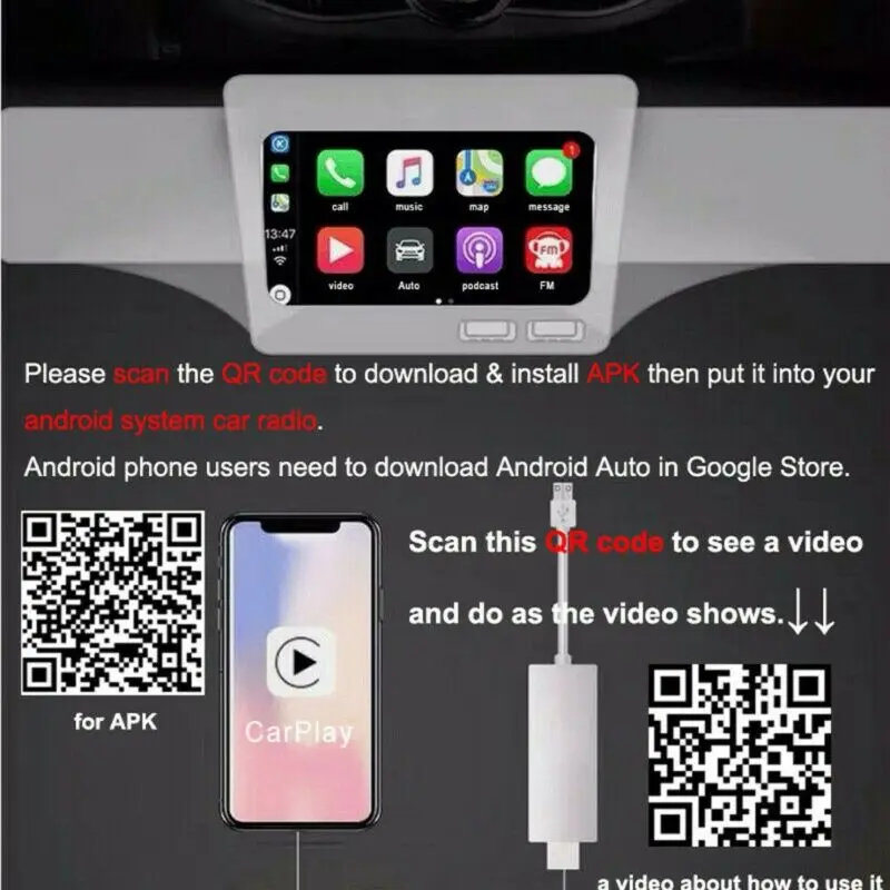 Новое поступление высококачественный USB ключ Carplay для WinCE Apple IPhone Android