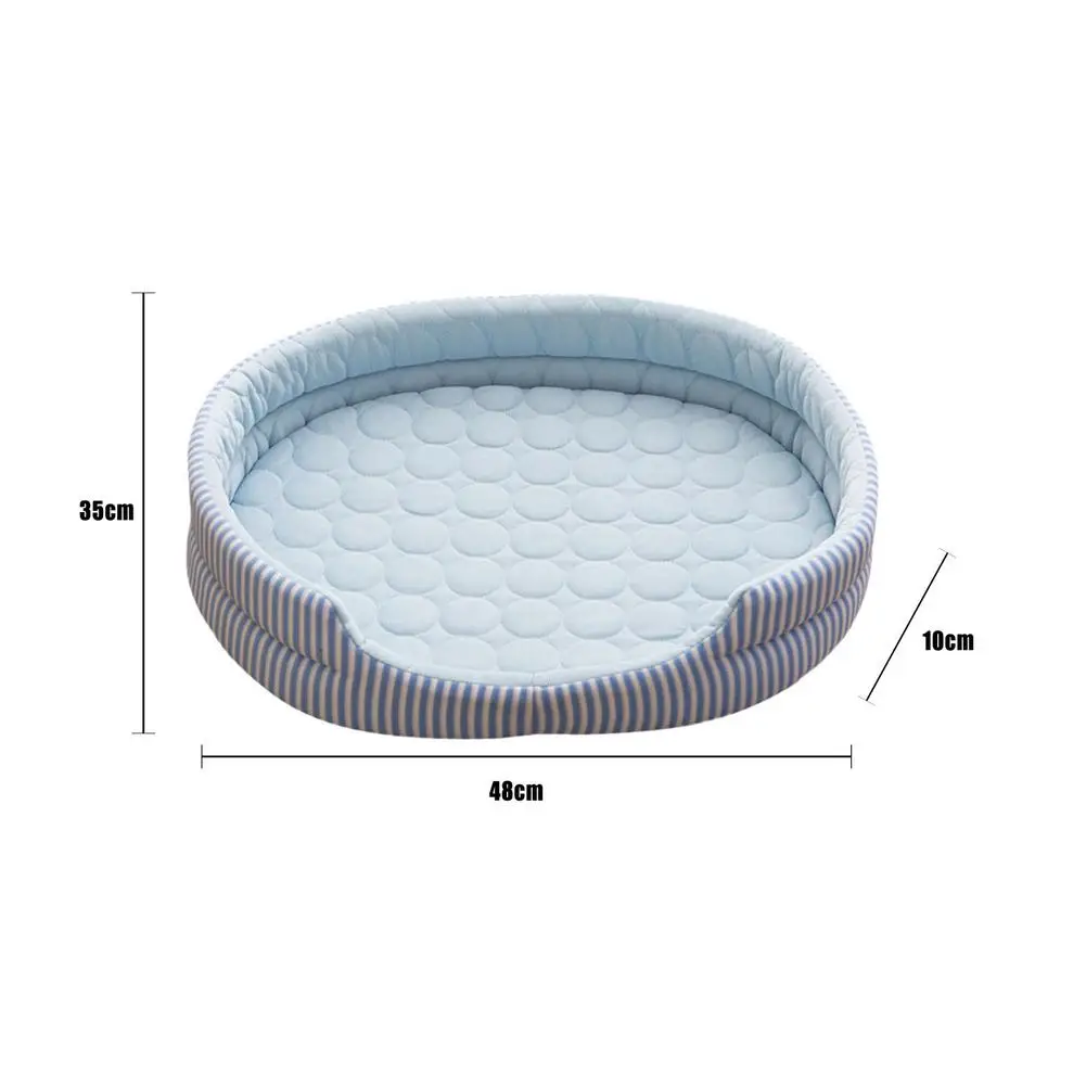 

Summer Pet Dog Cooling Mat Ice Pad Silk Refreshing Cat Bed Dog Kennel Teddy Mattress Mat For Dogs Pet Cool Mat Bed House Rest