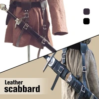medieval sword belt scabbard gothic steampunk waist sheath sword holder knight leather suspenders strap holster accessory