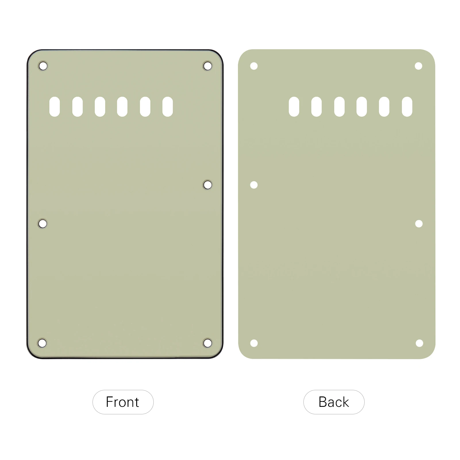 6 отверстий 3 слойные фанерные гитары задней панели тремоло задняя крышка Замена