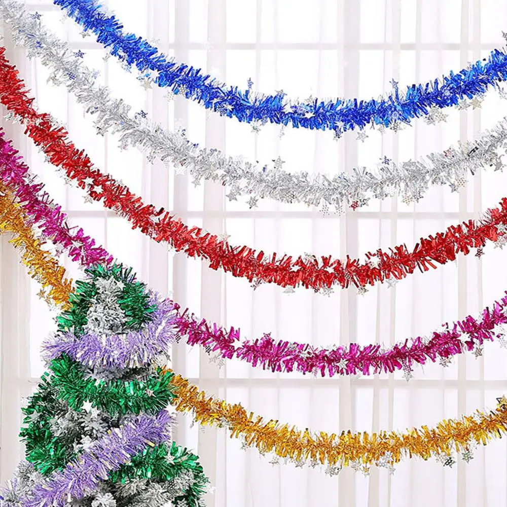 Рождественские украшения блестящий Рождественский венок декоративные наклейки