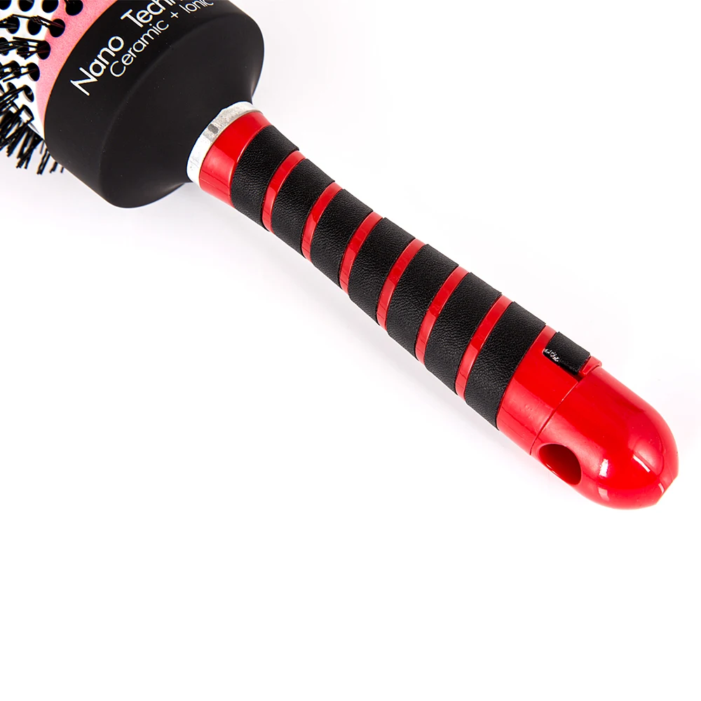 

Mythus High Quality Hairdressing Round Comb Nano Thermal Hair Ceramic Ionic Brushes In 5 Size Hairdresser Blowing Brush Curling