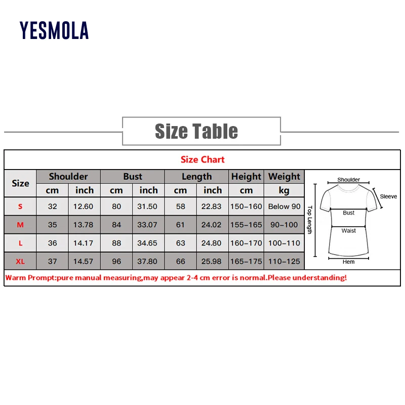 

YESMOLA Customized Printed Leisure T Shirt Cotton Ladies Basic T-shirts Women's Girl's Diy Short Sleeves Fashion Harajuku Top