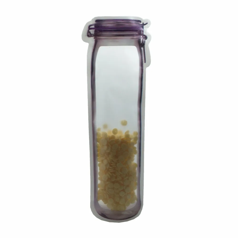 25 шт многоразовый мешок для бутылок Mason Jar пластиковая упаковка стойкая