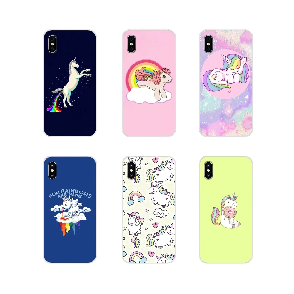 Единорог Радуга мой маленький пони для samsung Galaxy S3 S4 S5 Mini S6 S7 Edge S8 S9 S10 Lite Plus Note 4 5 8 9